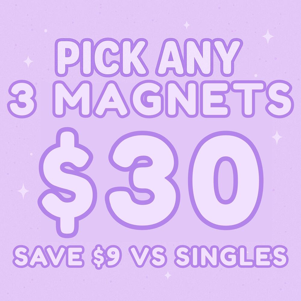 Pick Any 3 Magnets Bundle – Cruise, Car & Theme Park Mix & Match Set